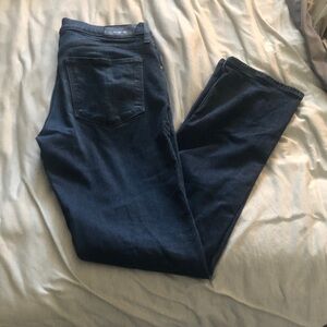 PAIGE Men's Slim Straight Jeans - Dark Blue